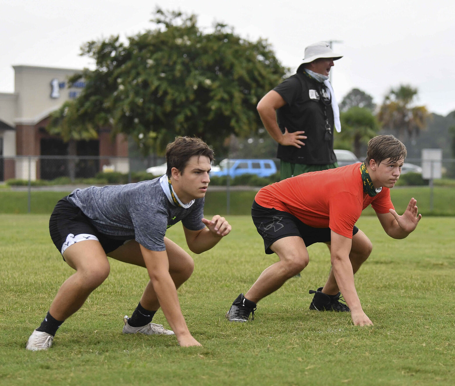West Florence High School football practice